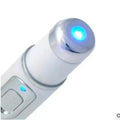 The Blue Light Therapy Facial Pen head and blue light.