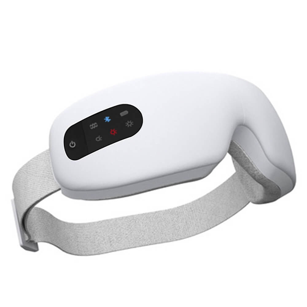 The Bluetooth Music Eye Massager with a White Background