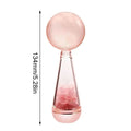The Cooling Globes Facial Roller and its height of 134mm/5.28inches.